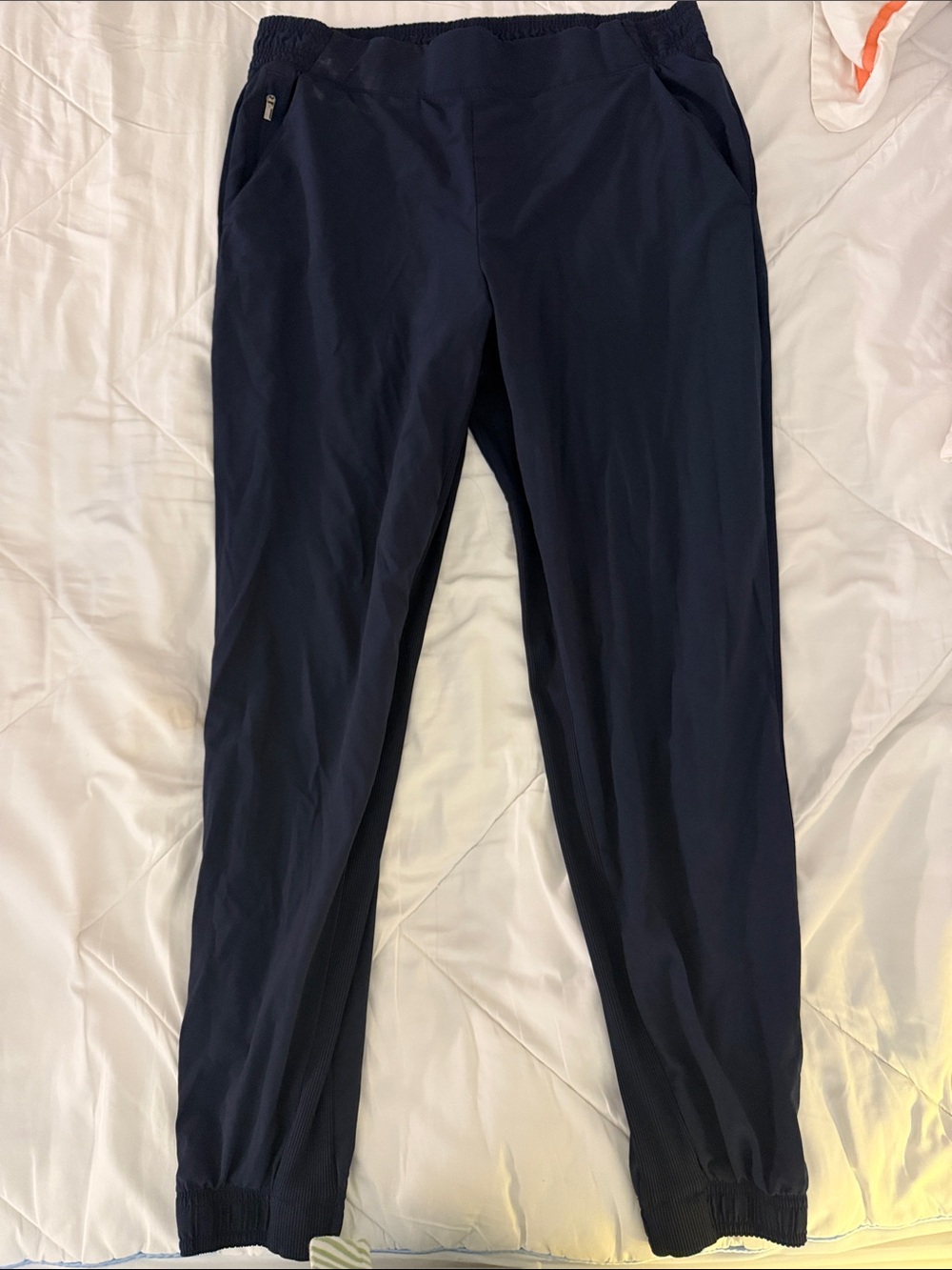 Athleta Navy Elastic Waist Jogger Pants